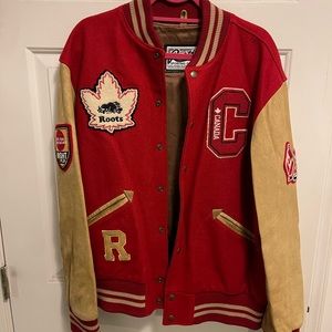 Roots Canada Varsity Jacket XL.